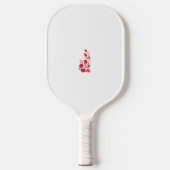 Roos Madder, Thunderbird floral Design Pickleball Paddle (Voorkant)