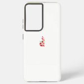 Roos Madder, Thunderbird floral Design Samsung Galaxy Hoesje (Achterkant)