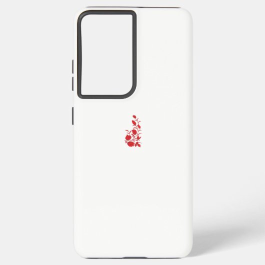 Roos Madder, Thunderbird floral Design Samsung Galaxy Hoesje (Achterkant)