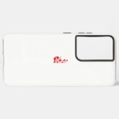 Roos Madder, Thunderbird floral Design Samsung Galaxy Hoesje (Linkerkant)