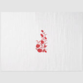 Roos Madder, Thunderbird floral Design Tissuepapier (Voorkant)