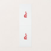 Roos Madder, Thunderbird floral Design Visitekaartje (Binnenkant ongevouwen)