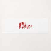 Roos Madder, Thunderbird floral Design Yogamat (Achterkant (horizontaal))