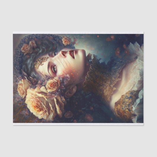 Roos Maiden Tissuepapier (Voorkant)