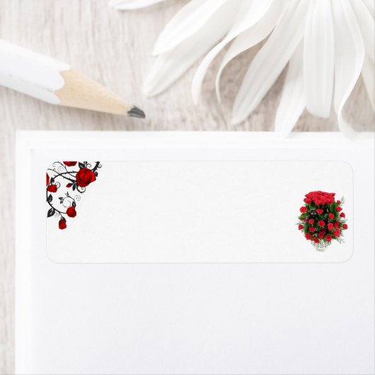 Roos-maillabels Etiket (Insitu)