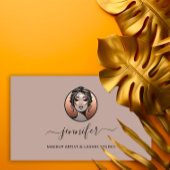 Roos Make-up Artiest Custom Logo Lashes QR Orienta Visitekaartje