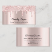 Roos Makeup Artist Nails Cosmetics Visitekaartje (Voorkant / Achterkant)