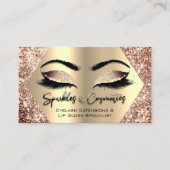 Roos Makeup Eyelash Extensions Lip Gloss Specialis Visitekaartje (Voorkant)