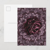 Roos Mandala Aankondigingskaart (Voorkant / Achterkant)