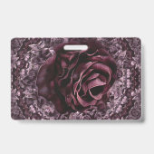 Roos Mandala Badge (Achterkant)