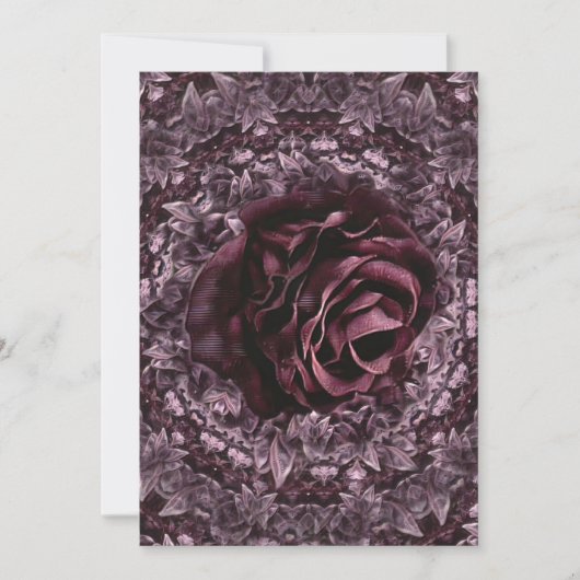 Roos Mandala Bedankkaart (Voorkant)