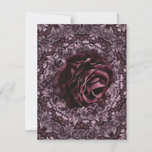 Roos Mandala Bedankkaart (Voorkant)