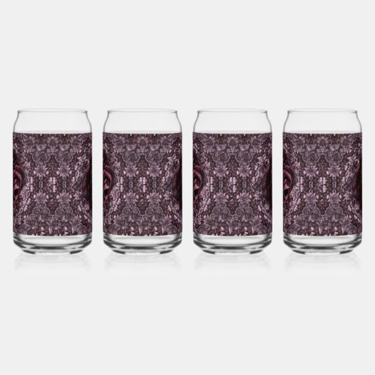 Roos Mandala Blikvorm Glas (Rechts)