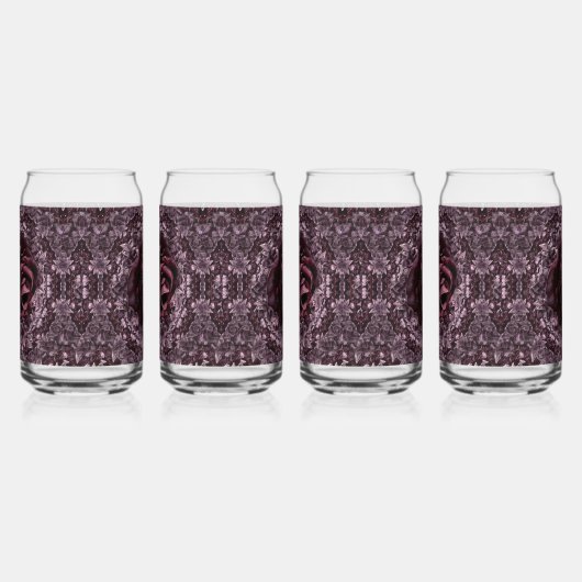Roos Mandala  Blikvorm Glas (Links)