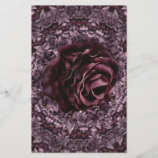 Roos Mandala  Briefpapier (Voorkant)