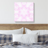 Roos Mandala Canvas Afdruk (Insitu (Slaapkamer))