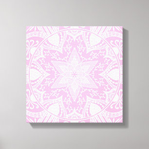 Roos Mandala Canvas Afdruk
