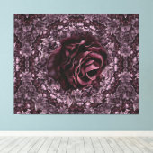 Roos Mandala Canvas Afdruk (Insitu (Houten vloer))