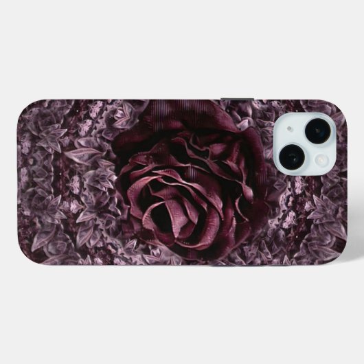 Roos Mandala Case-Mate iPhone Case (Achterkant (horizontaal))