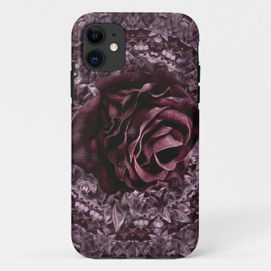Roos Mandala Case-Mate iPhone Case (Achterkant)
