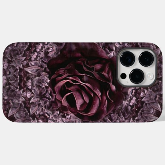 Roos Mandala Case-Mate iPhone Case (Achterkant (horizontaal))