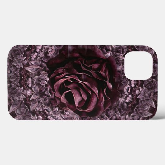 Roos Mandala Case-Mate iPhone Case (Achterkant (horizontaal))