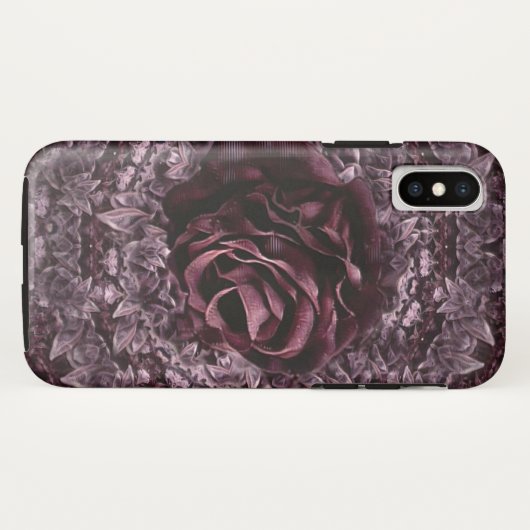 Roos Mandala Case-Mate iPhone Case (Achterkant (horizontaal))