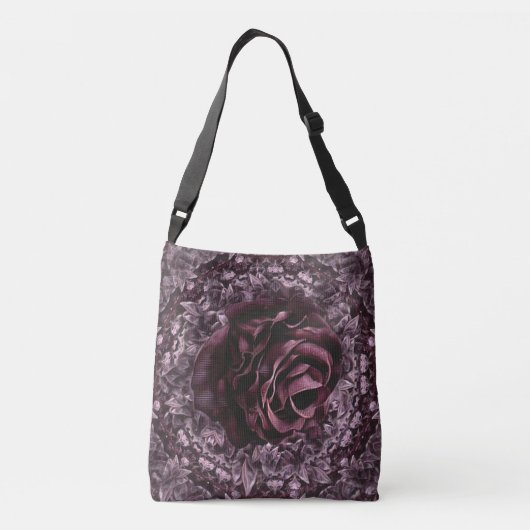 Roos Mandala Crossbody Tas (Achterkant)