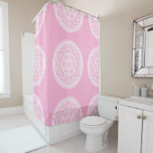Roos Mandala Douchegordijn (In situ)