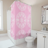 Roos Mandala Douchegordijn (In situ)
