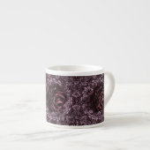 Roos Mandala Espresso Kop (Voorkant rechts)