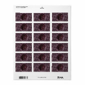 Roos Mandala Etiket (Full Sheet)