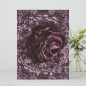 Roos Mandala Feestdagenkaart (Staand voorkant)