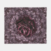 Roos Mandala  Fleece Deken (Voorkant (Horizontaal))