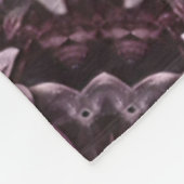 Roos Mandala  Fleece Deken (Hoek)