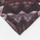 Roos Mandala Fleece Deken (Hoek)
