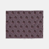 Roos Mandala Fleece Deken (Voorkant (Horizontaal))