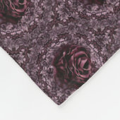 Roos Mandala Fleece Deken (Hoek)