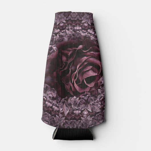 Roos Mandala Flesjeskoeler (Voorkant)