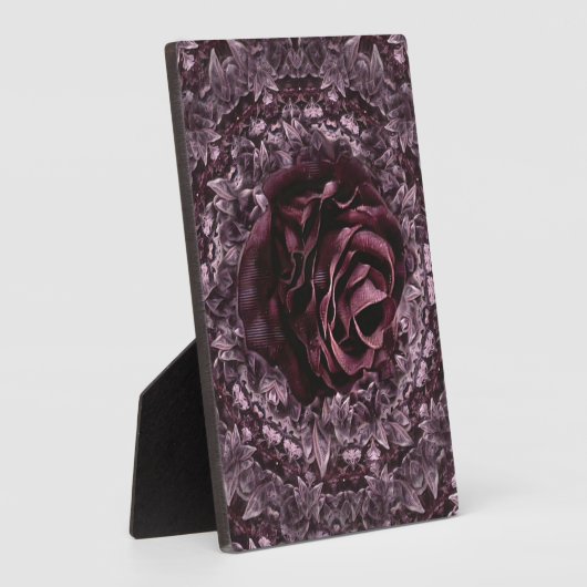 Roos Mandala Fotoplaat (Zijkant)