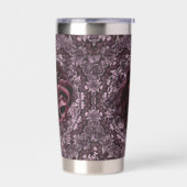 Roos Mandala  Geïsoleerde Drinkbeker (Links)