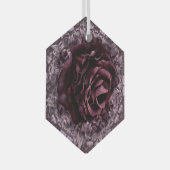 Roos Mandala Glas Ornament (Voorkant Rechts)