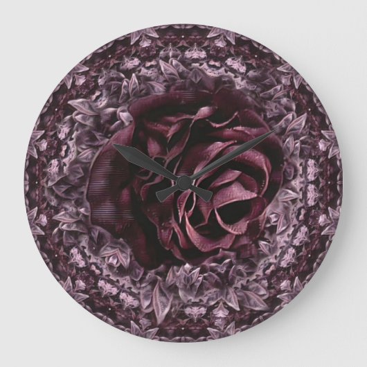 Roos Mandala Grote Klok (Voorkant)