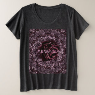 Roos Mandala Grote Maat T-shirt