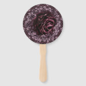 Roos Mandala Handwaaier (Achterkant)