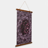 Roos Mandala Hangend Wandkleed (Gebogen)