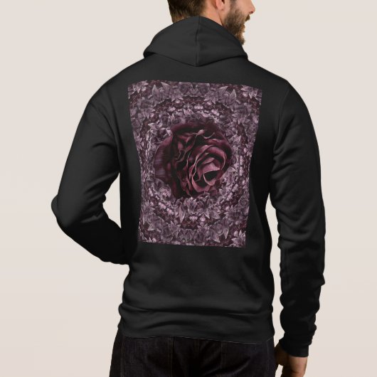 Roos Mandala Hoodie (Achterkant)