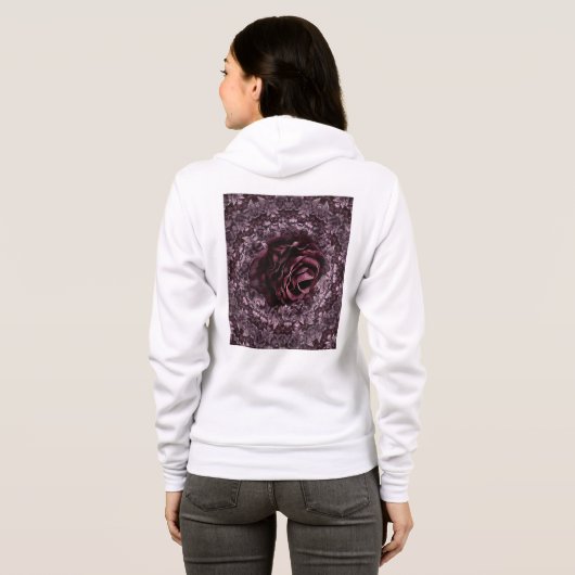 Roos Mandala Hoodie (Achterkant volledig)