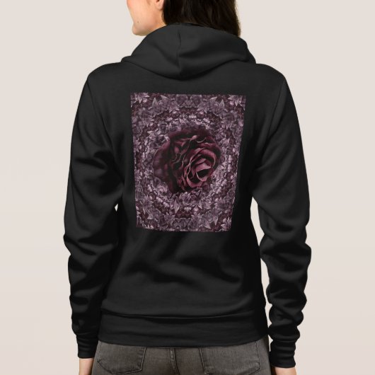 Roos Mandala Hoodie (Achterkant)