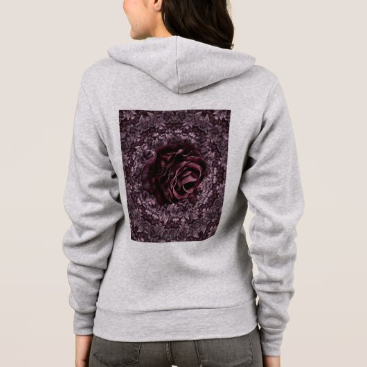 Roos Mandala Hoodie (Achterkant)